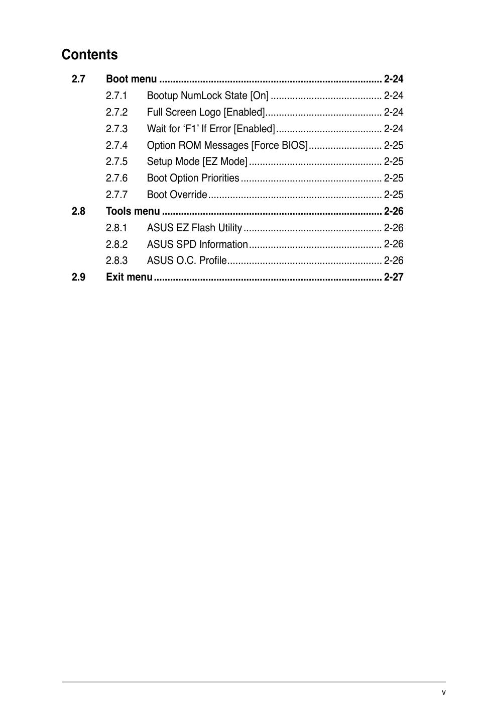 Asus P8H61-M LX2 User Manual | Page 5 / 64