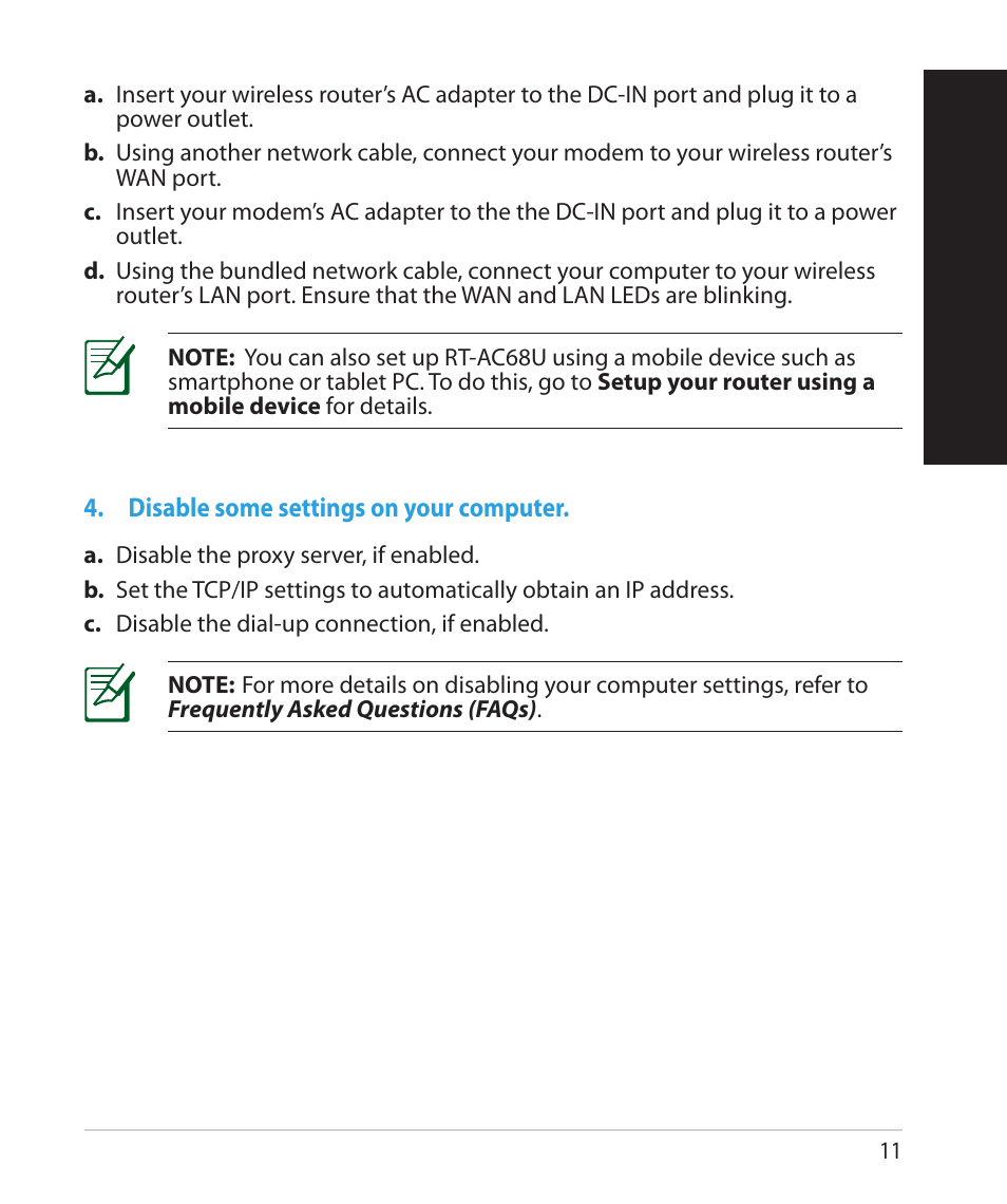 English | Asus RT-AC68U User Manual | Page 11 / 260