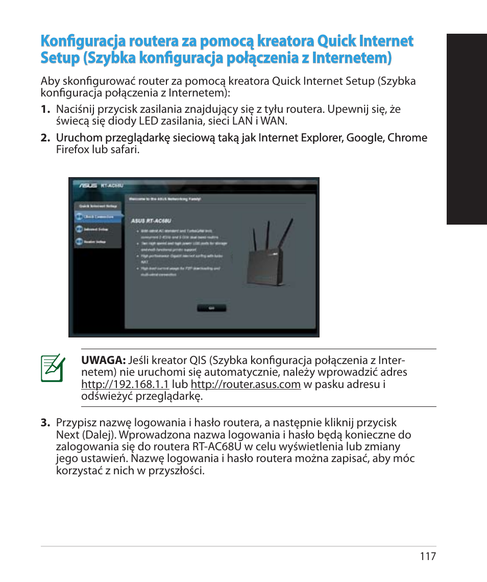 Polsk i | Asus RT-AC68U User Manual | Page 117 / 260