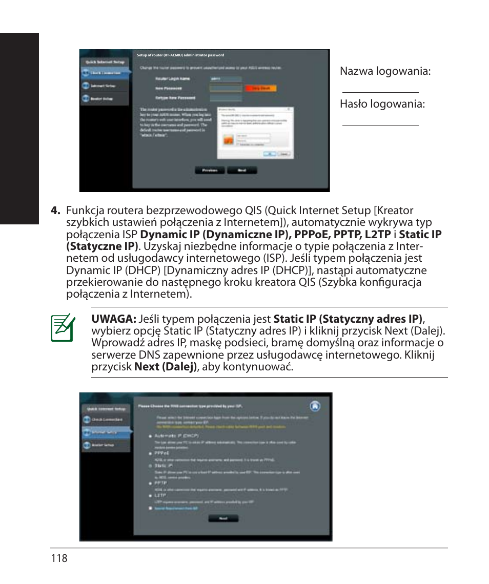 Polsk i | Asus RT-AC68U User Manual | Page 118 / 260