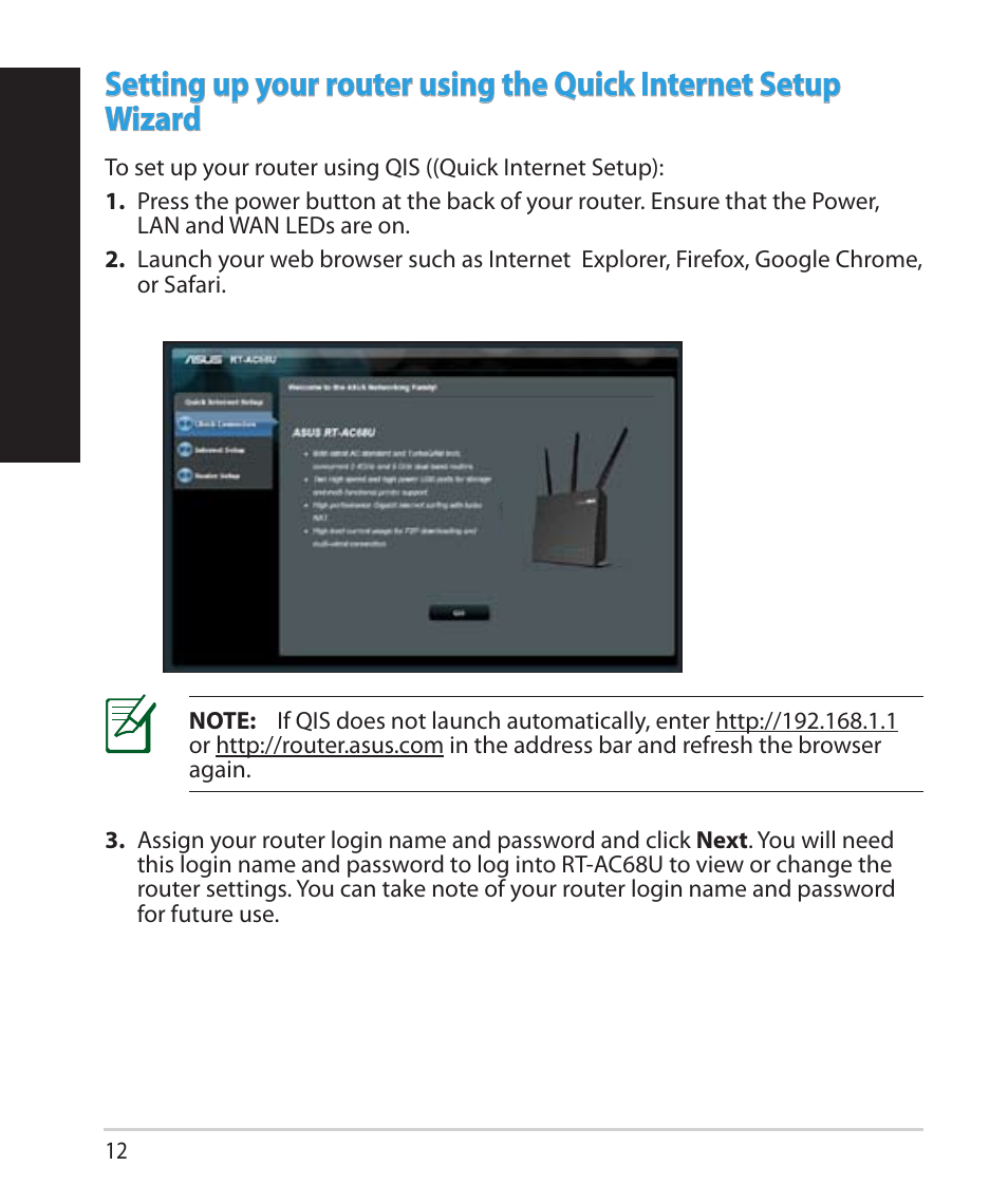 English | Asus RT-AC68U User Manual | Page 12 / 260