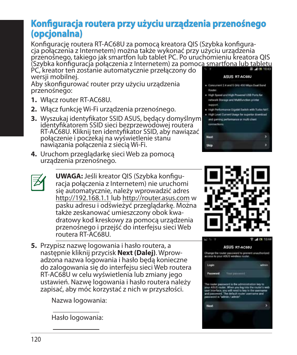 Polsk i | Asus RT-AC68U User Manual | Page 120 / 260