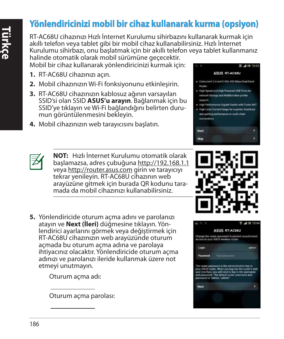 Tür kç e tür kç e | Asus RT-AC68U User Manual | Page 186 / 260