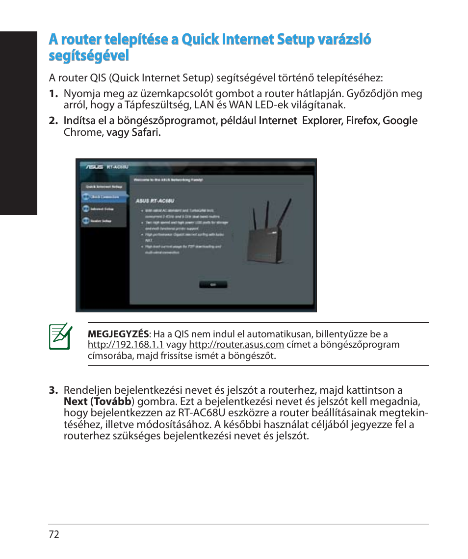 Magy ar | Asus RT-AC68U User Manual | Page 72 / 260