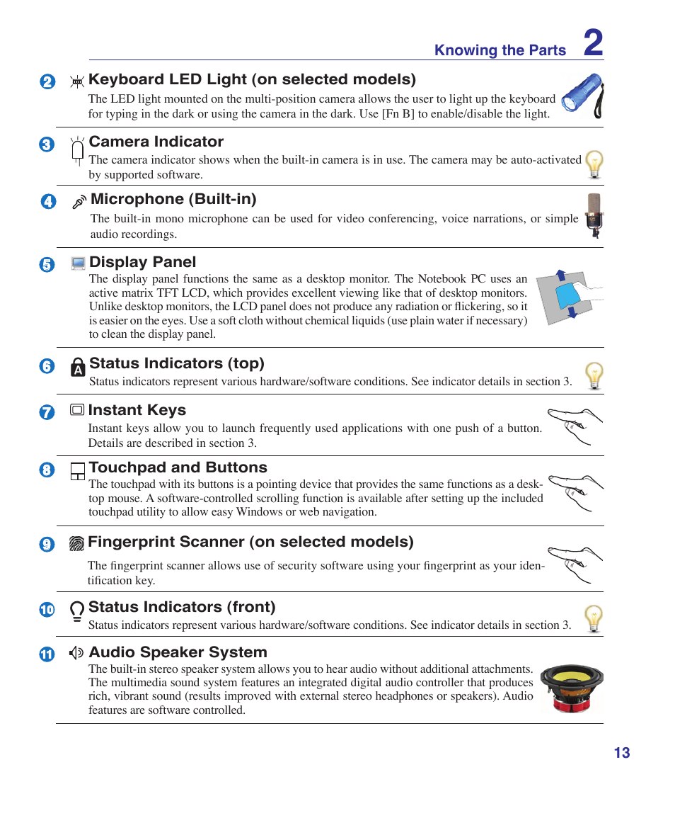 Asus Z53U User Manual | Page 13 / 91