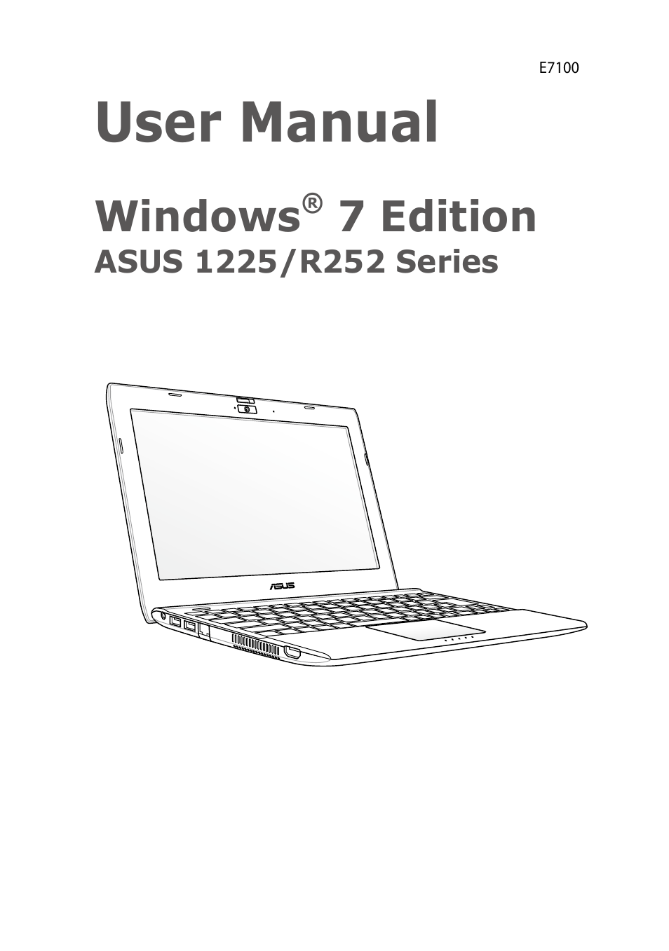 Asus Eee PC R252C User Manual | 62 pages