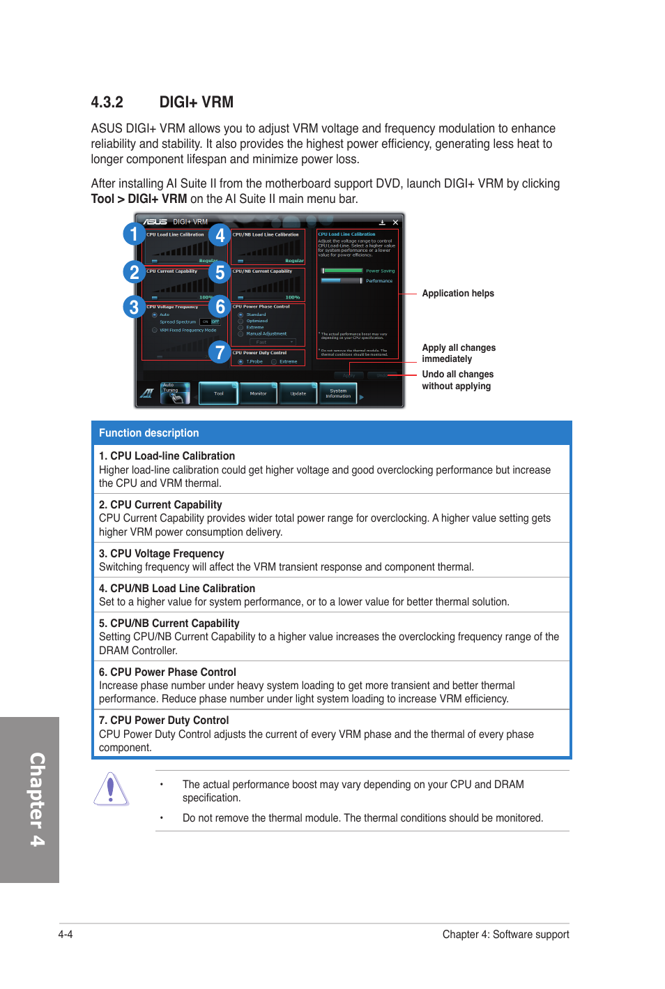 2 digi+ vrm, Digi+ vrm -4, Chapter 4 | Asus M5A97 PRO User Manual | Page 100 / 128
