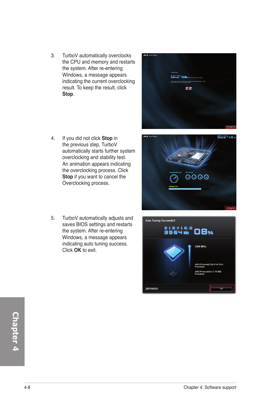 Chapter 4 | Asus M5A97 PRO User Manual | Page 104 / 128