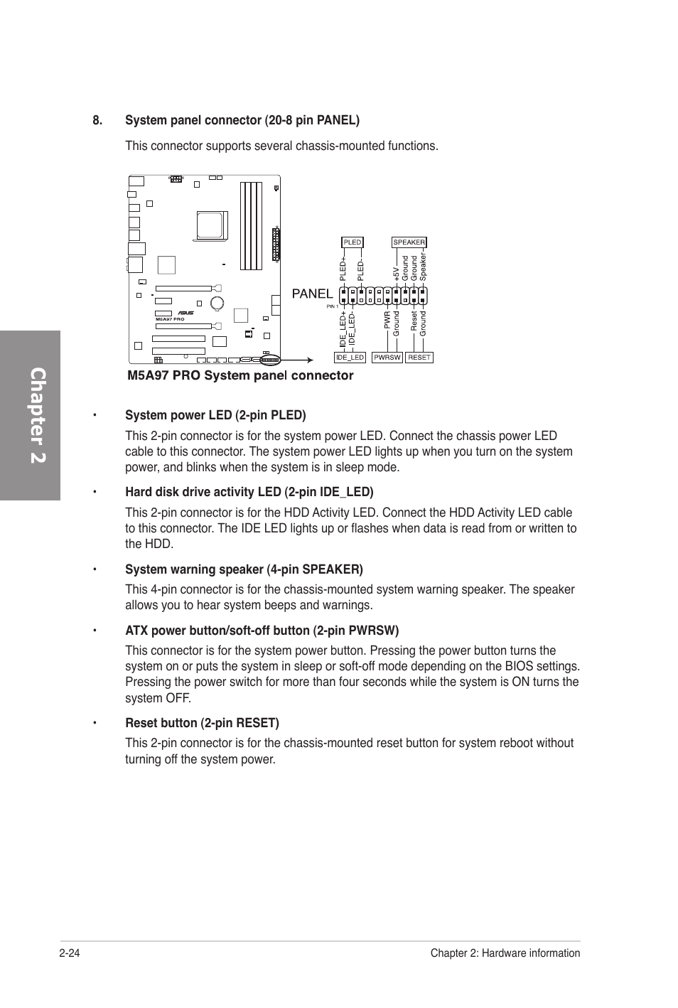 Chapter 2 | Asus M5A97 PRO User Manual | Page 42 / 128