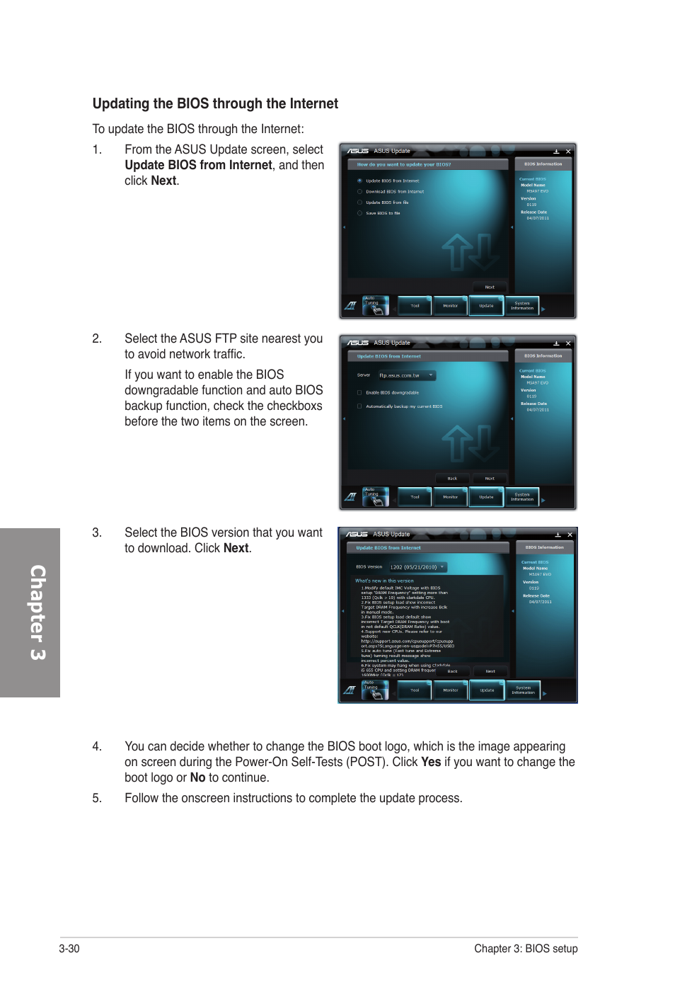 Chapter 3 | Asus M5A97 PRO User Manual | Page 90 / 128