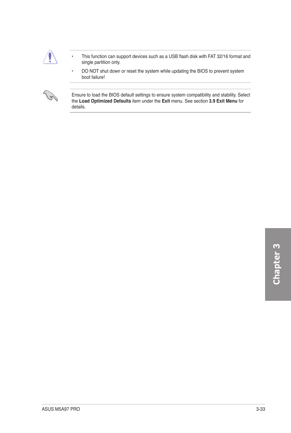 Chapter 3 | Asus M5A97 PRO User Manual | Page 93 / 128