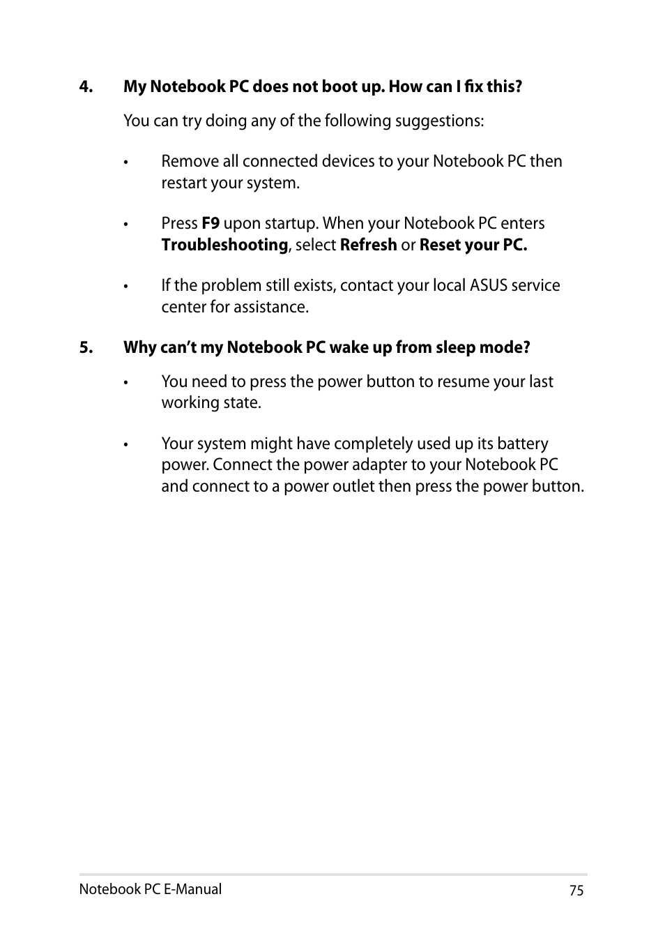 Asus T100TA User Manual | Page 75 / 96