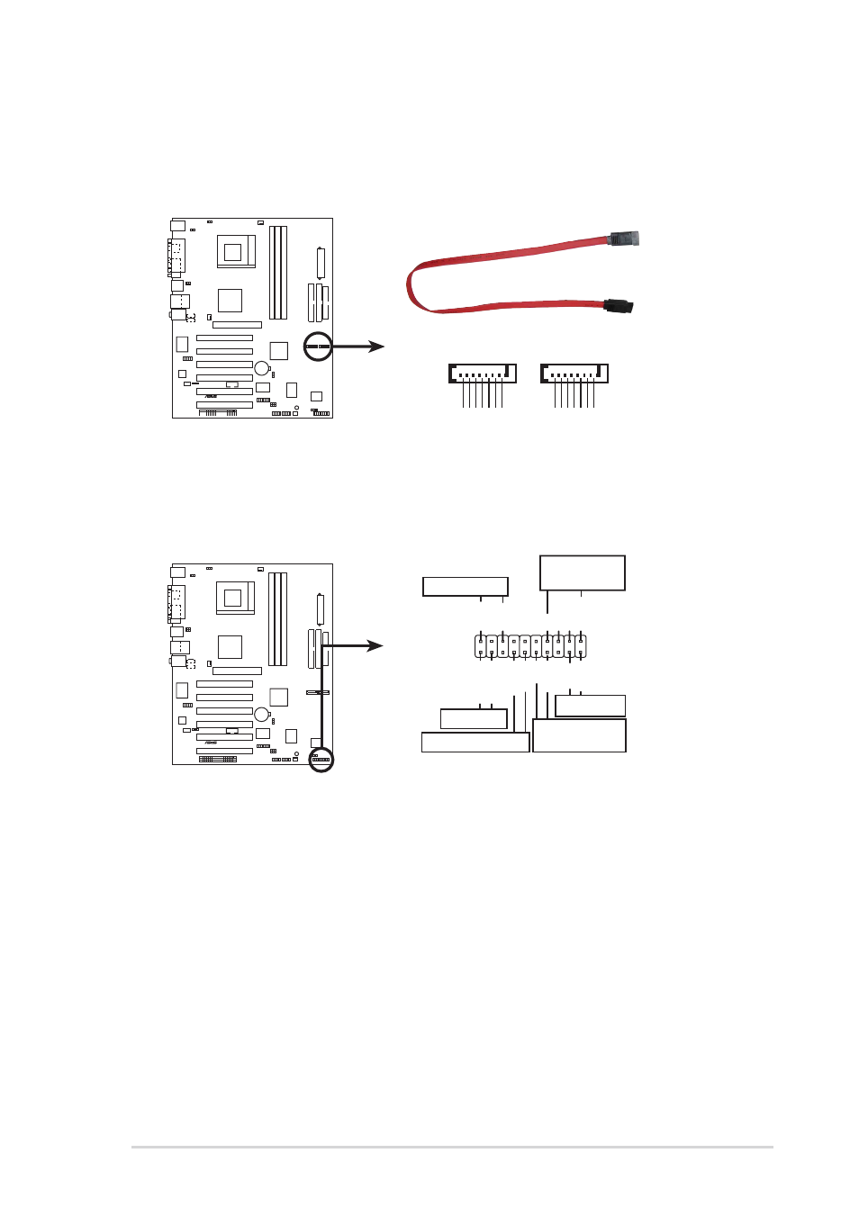 A7v600 system panel connectors, A7v600 sata connectors, Sata1 | Sata2, Speaker connector power led, Reset sw smi lead, Atx power switch, Ide_led | Asus A7V600 User Manual | Page 35 / 82