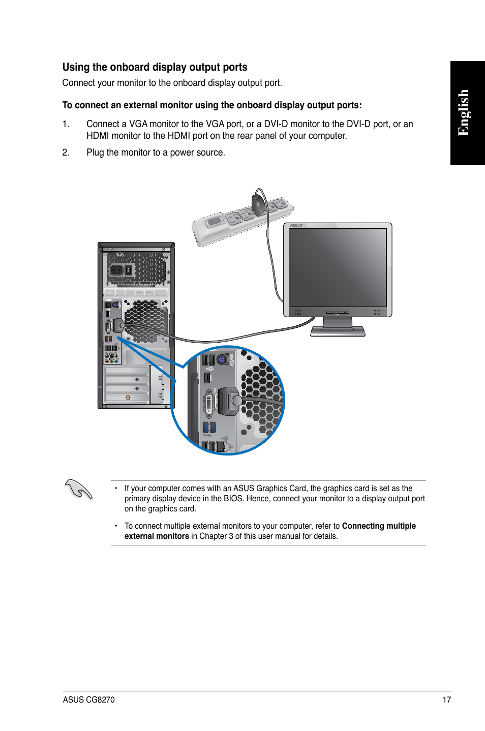 English | Asus CG8270 User Manual | Page 17 / 72