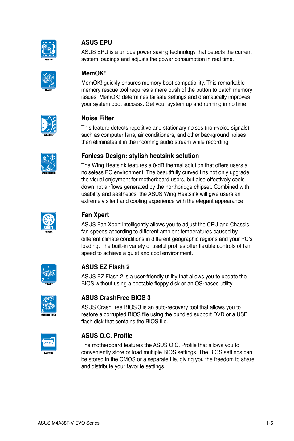 Asus M4A88T-V EVO/USB3 User Manual | Page 17 / 84