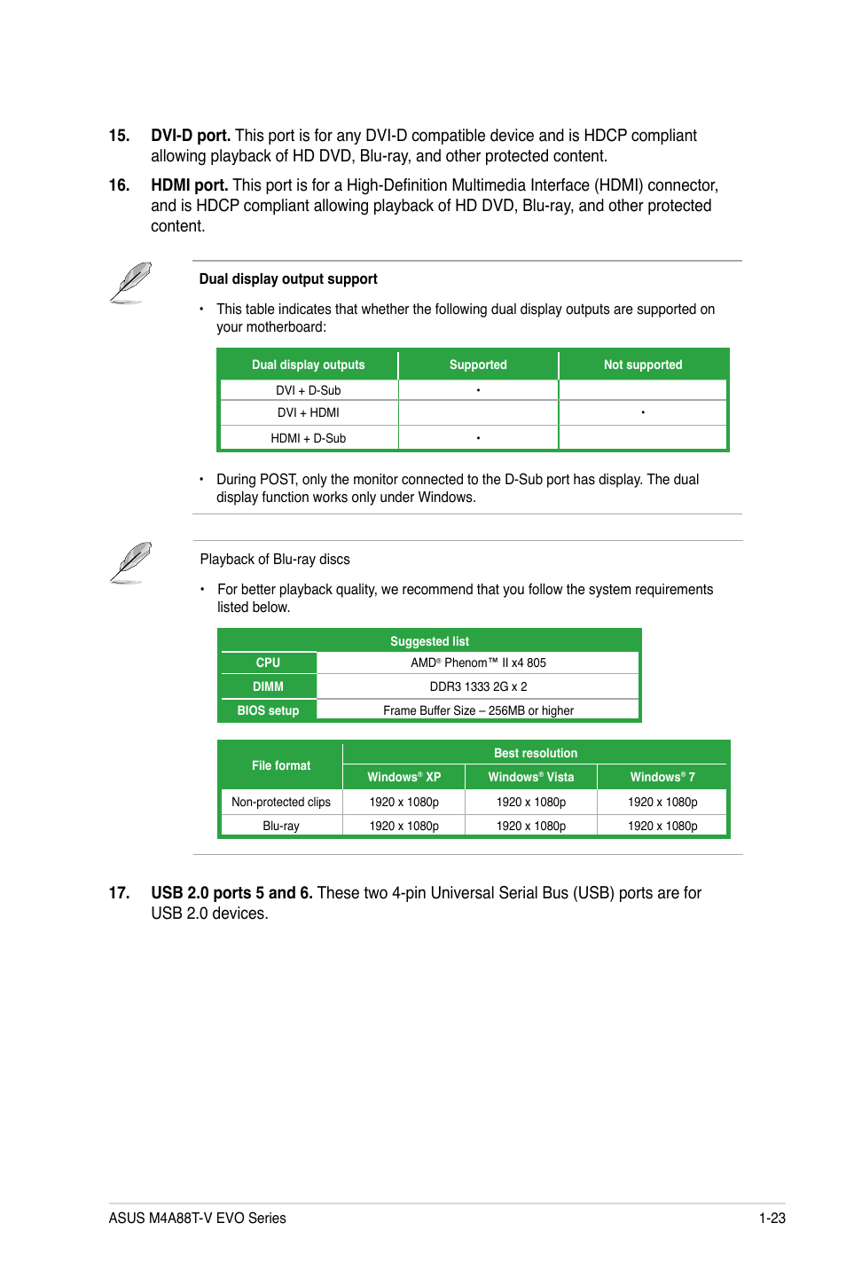 Asus M4A88T-V EVO/USB3 User Manual | Page 35 / 84