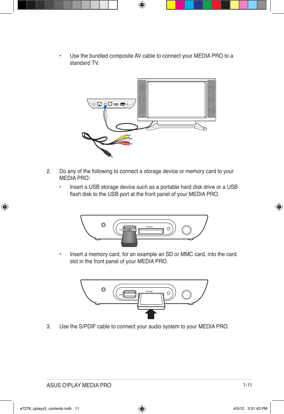 Asus o!play media pro | Asus O!Play Media Pro User Manual | Page 21 / 72