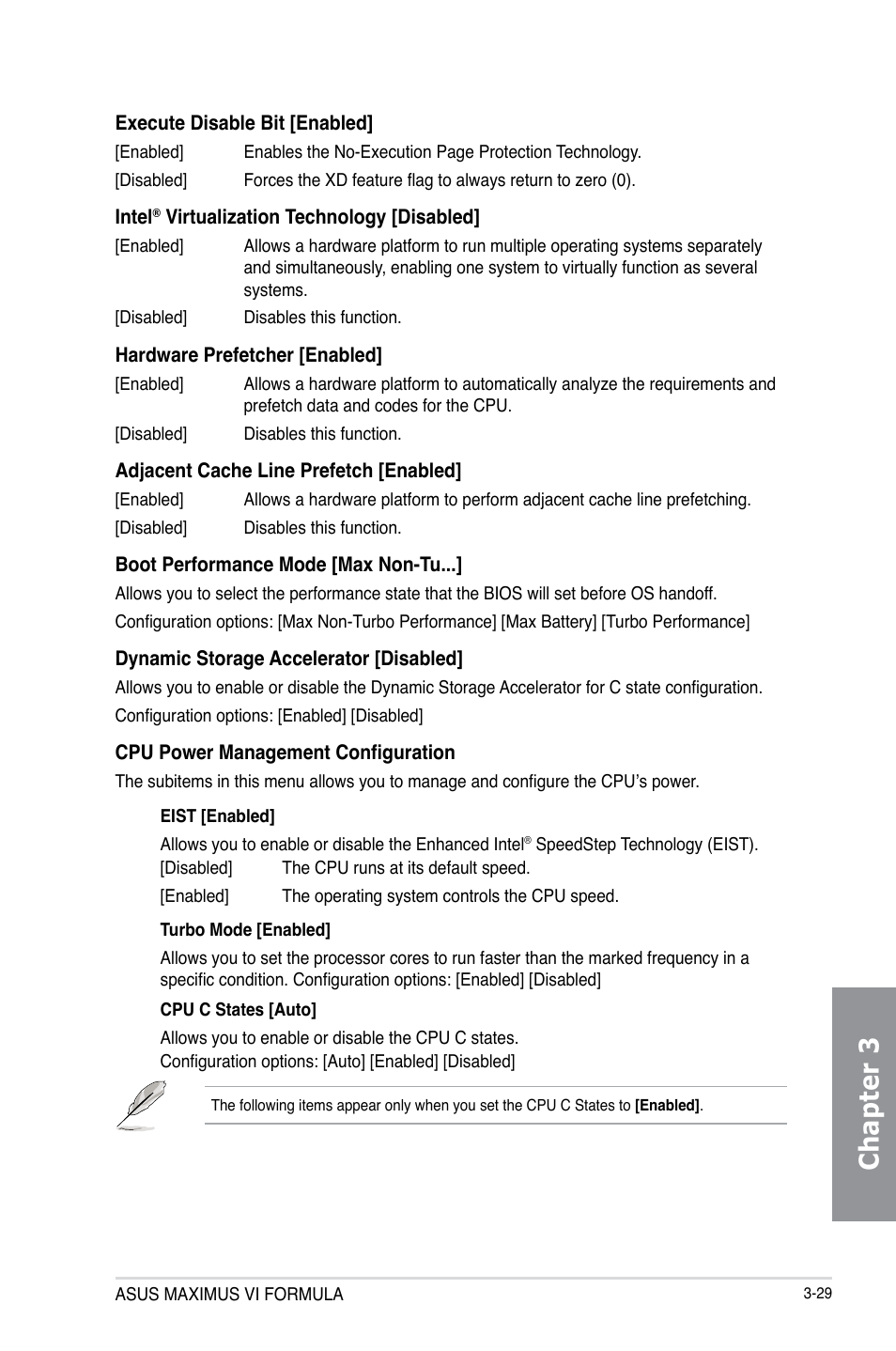 Chapter 3 | Asus MAXIMUS VI FORMULA User Manual | Page 119 / 212