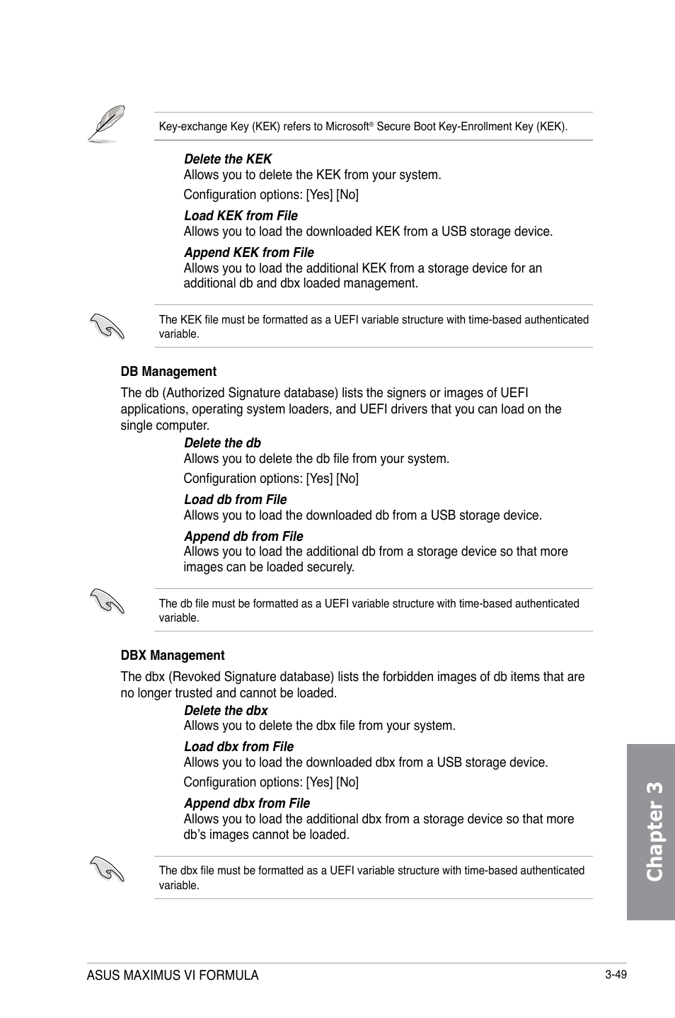 Chapter 3 | Asus MAXIMUS VI FORMULA User Manual | Page 139 / 212