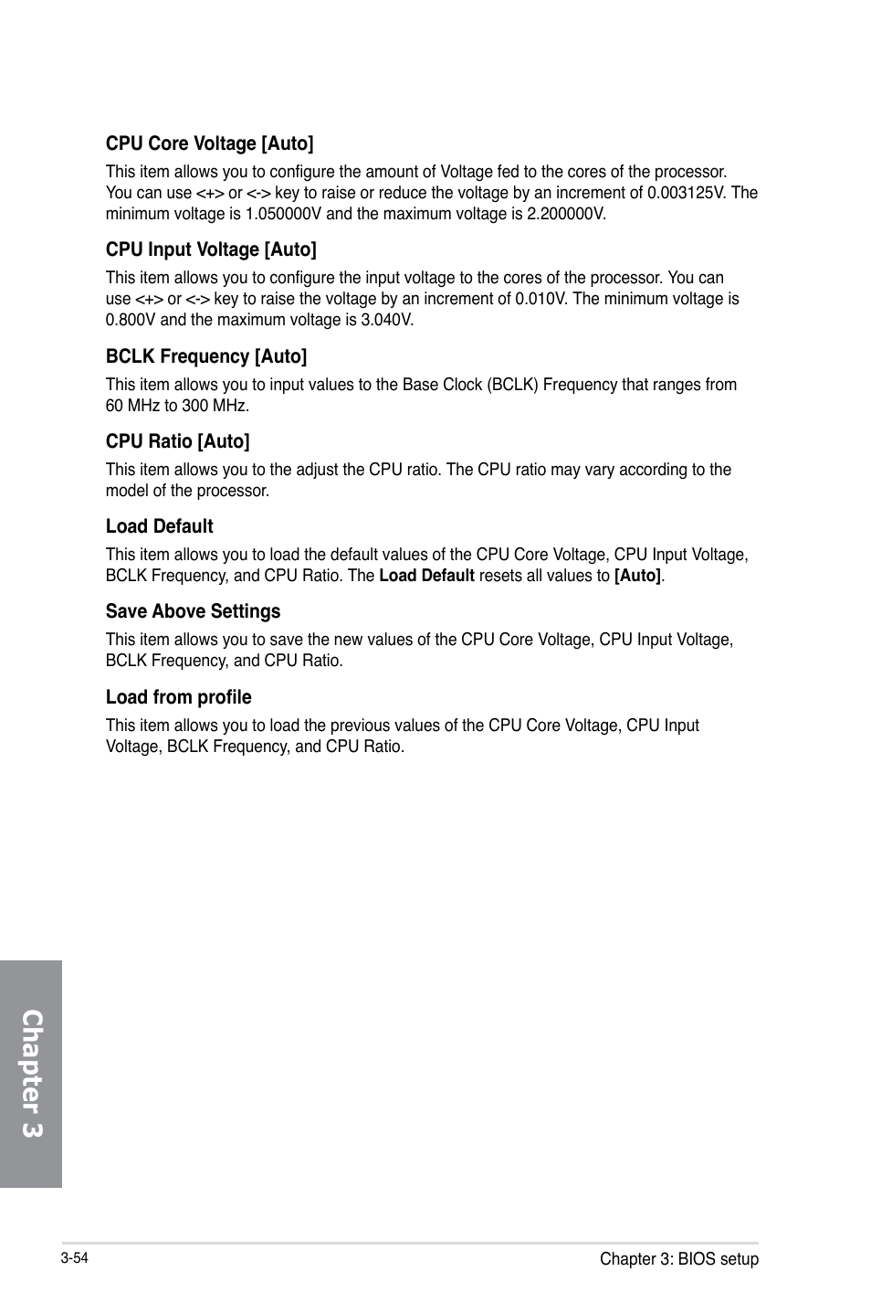 Chapter 3 | Asus MAXIMUS VI FORMULA User Manual | Page 144 / 212