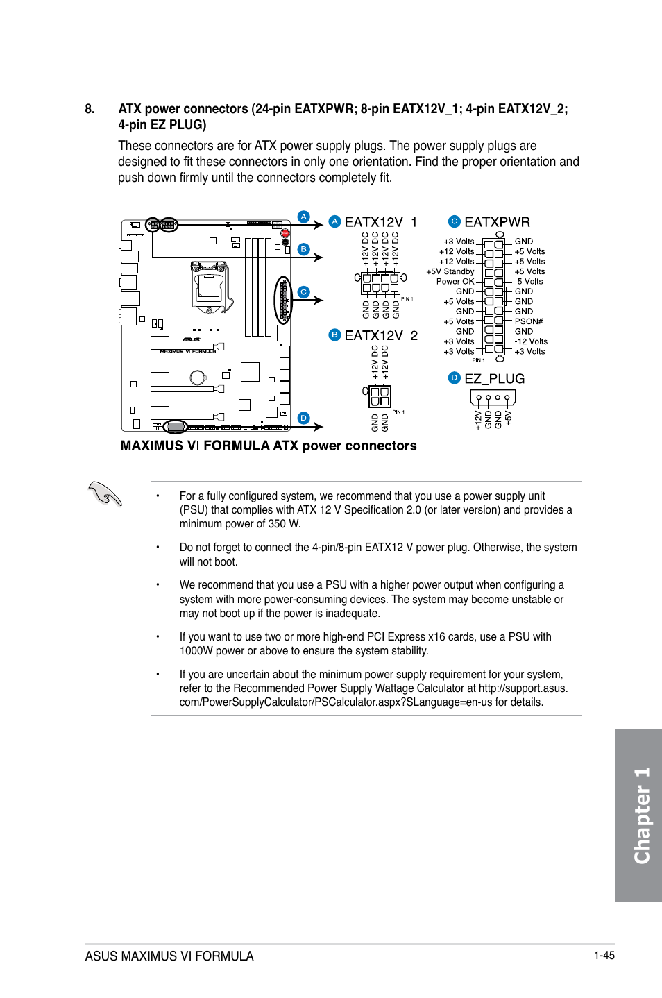 Chapter 1 | Asus MAXIMUS VI FORMULA User Manual | Page 61 / 212