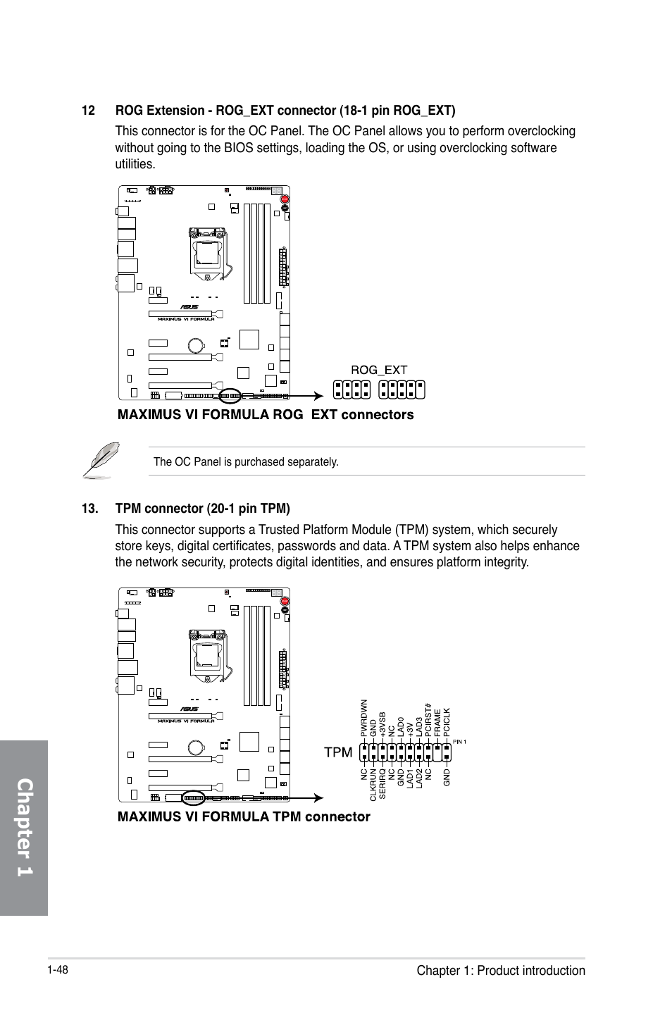 Chapter 1 | Asus MAXIMUS VI FORMULA User Manual | Page 64 / 212