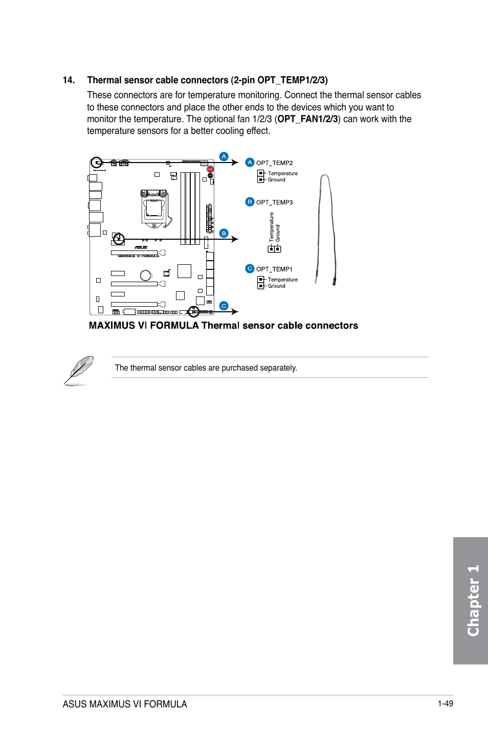 Chapter 1 | Asus MAXIMUS VI FORMULA User Manual | Page 65 / 212
