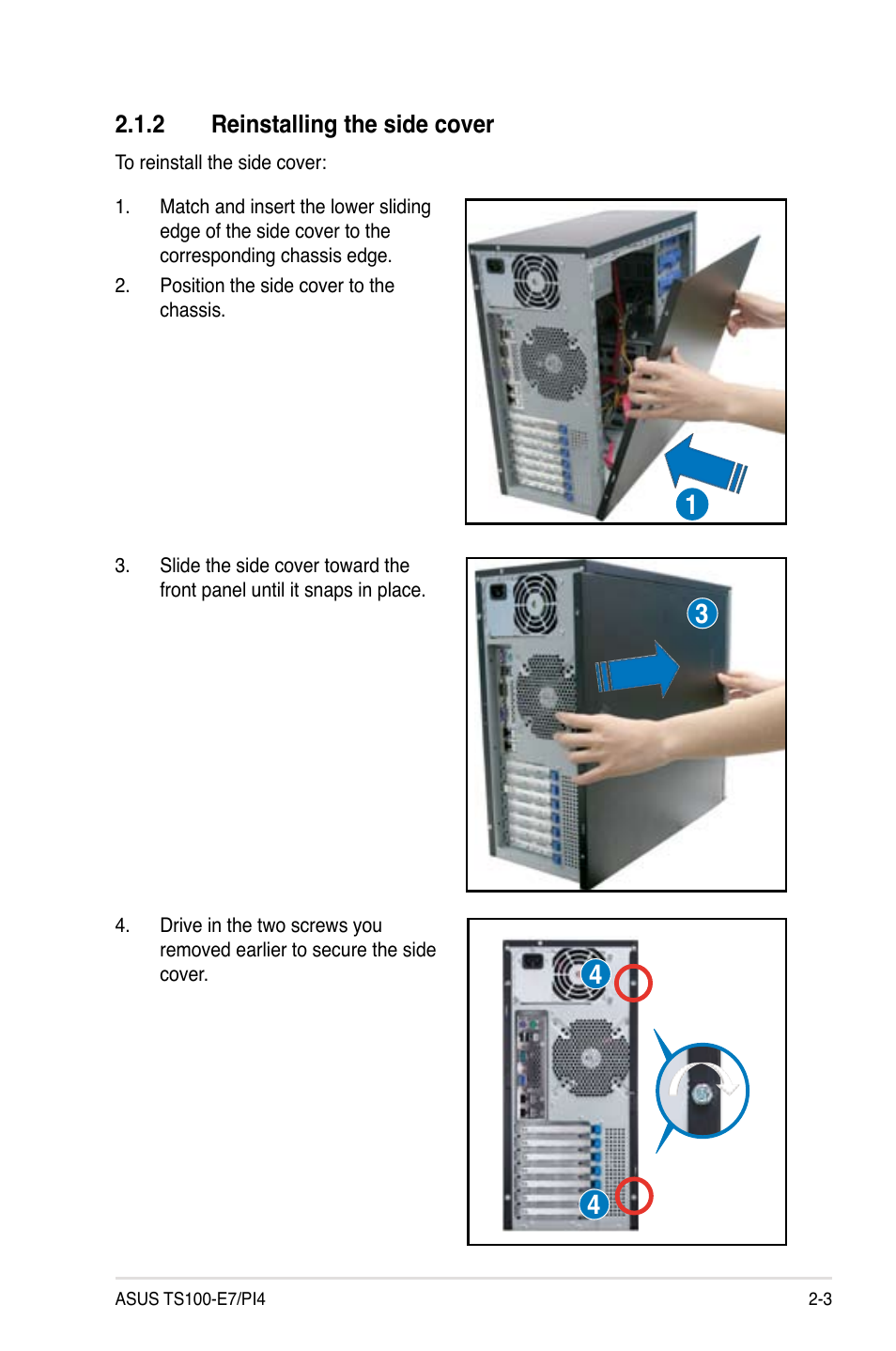 Asus TS100-E7/PI4 User Manual | Page 23 / 136