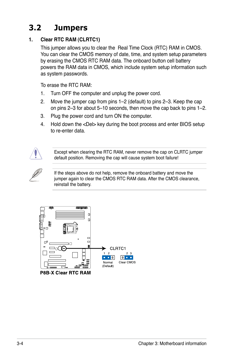 2 jumpers | Asus TS100-E7/PI4 User Manual | Page 44 / 136