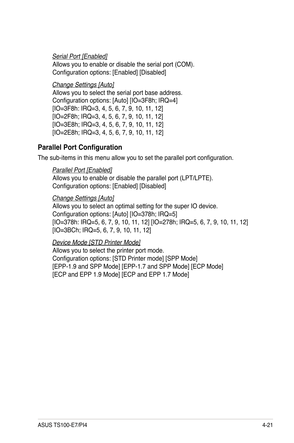 Asus TS100-E7/PI4 User Manual | Page 77 / 136