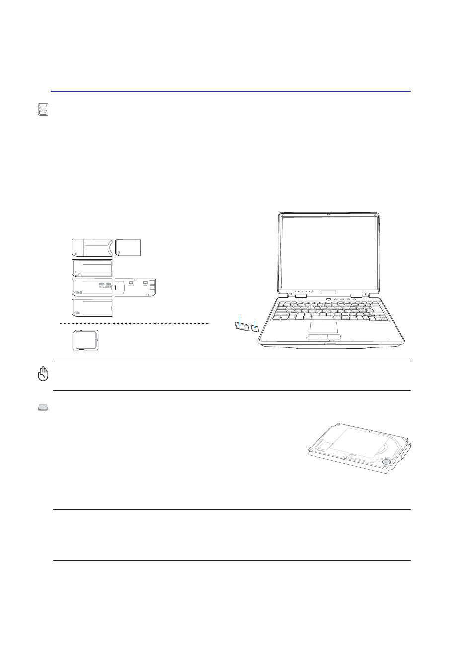 Hard disk drive | Asus Z61A User Manual | Page 40 / 70