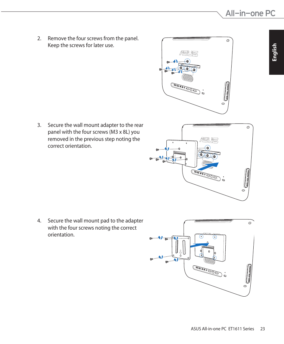 Asus ET1611PUT User Manual | Page 23 / 38