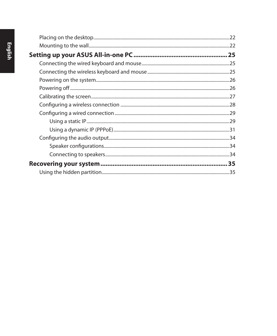 Asus ET1611PUT User Manual | Page 4 / 38