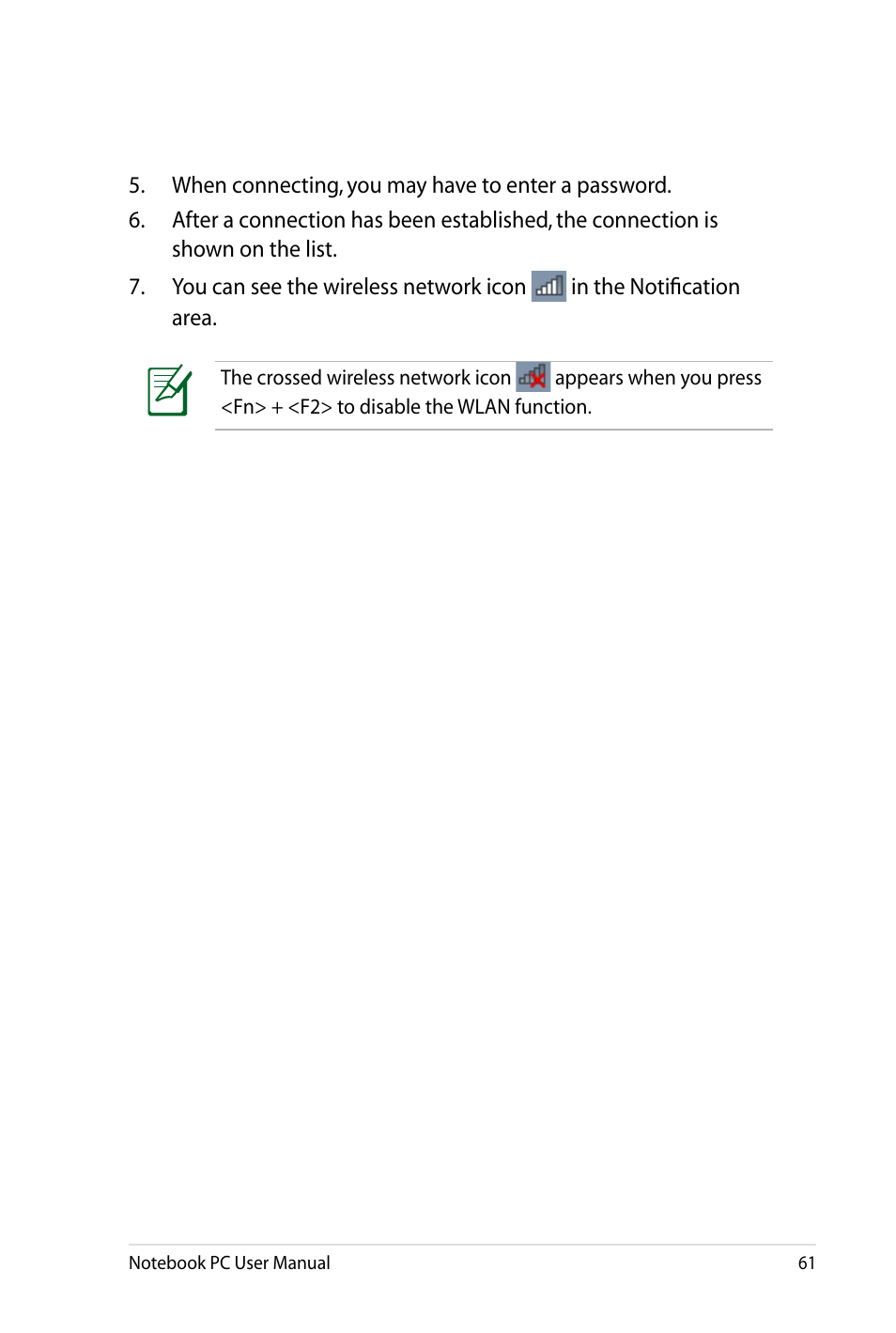 Asus X4LSM User Manual | Page 61 / 100