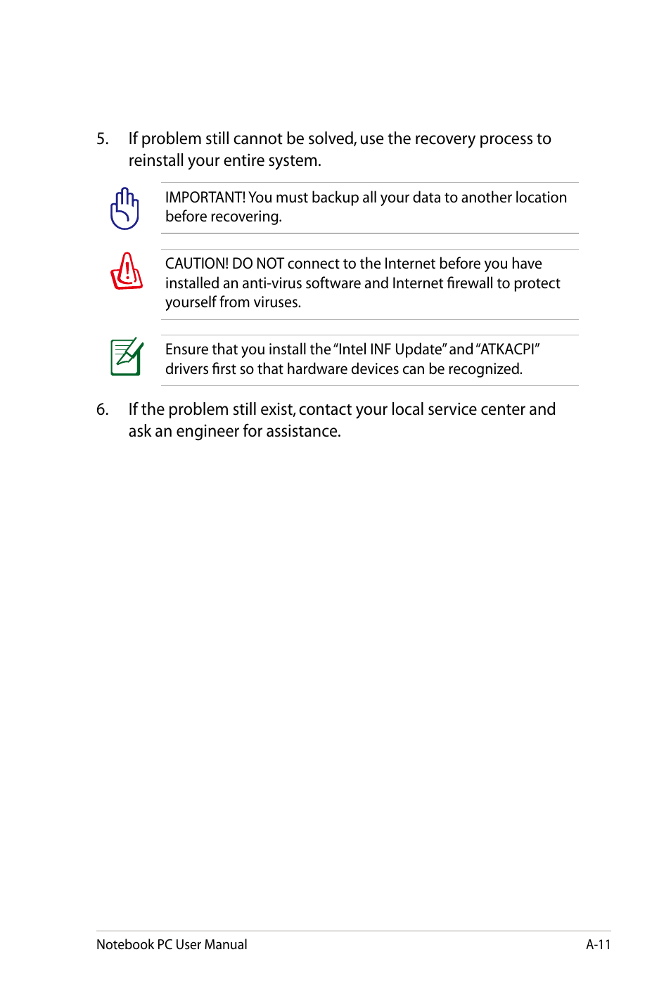 Asus X4LSM User Manual | Page 75 / 100