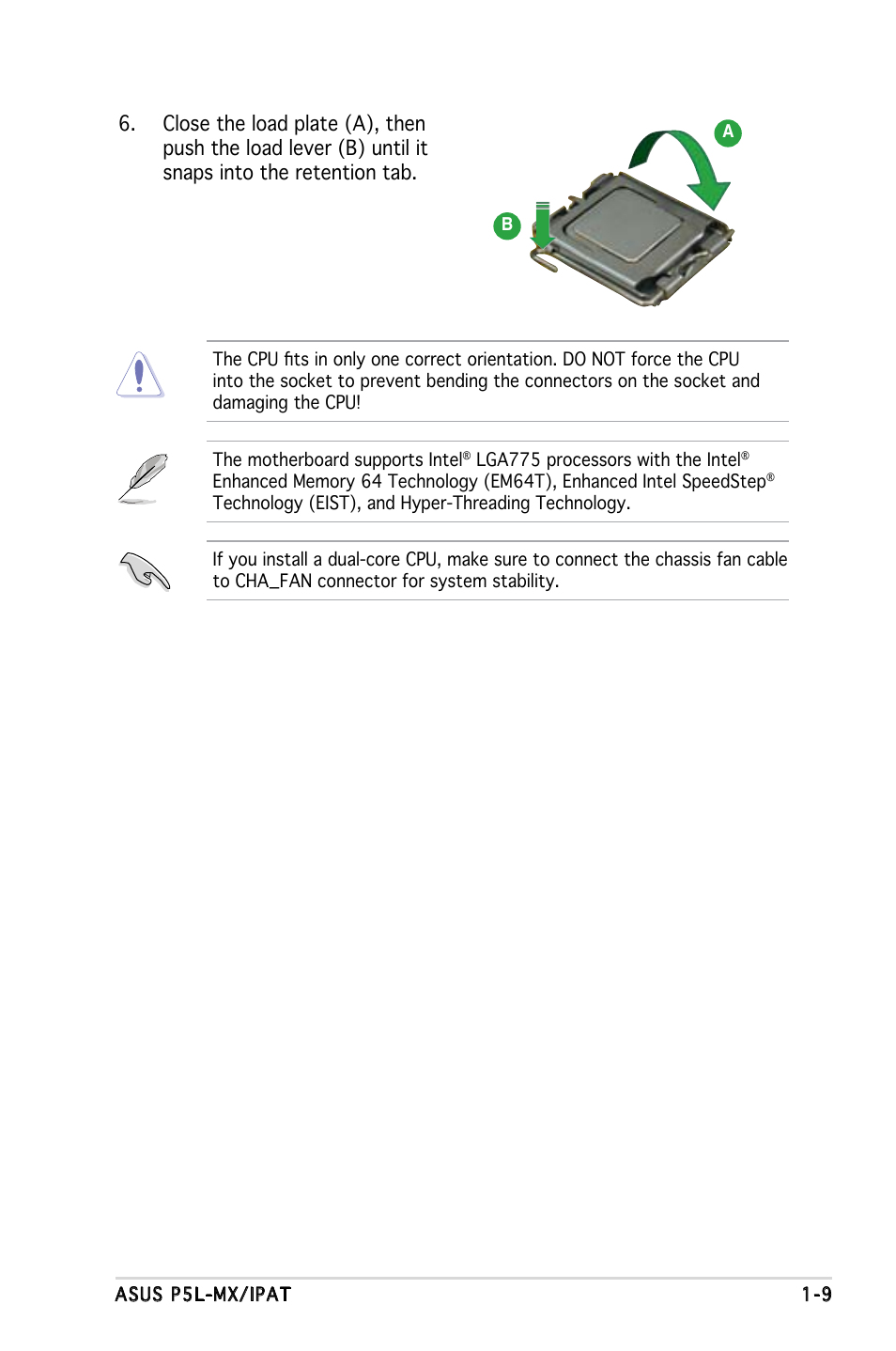 Asus P5L-MX/IPAT User Manual | Page 21 / 78