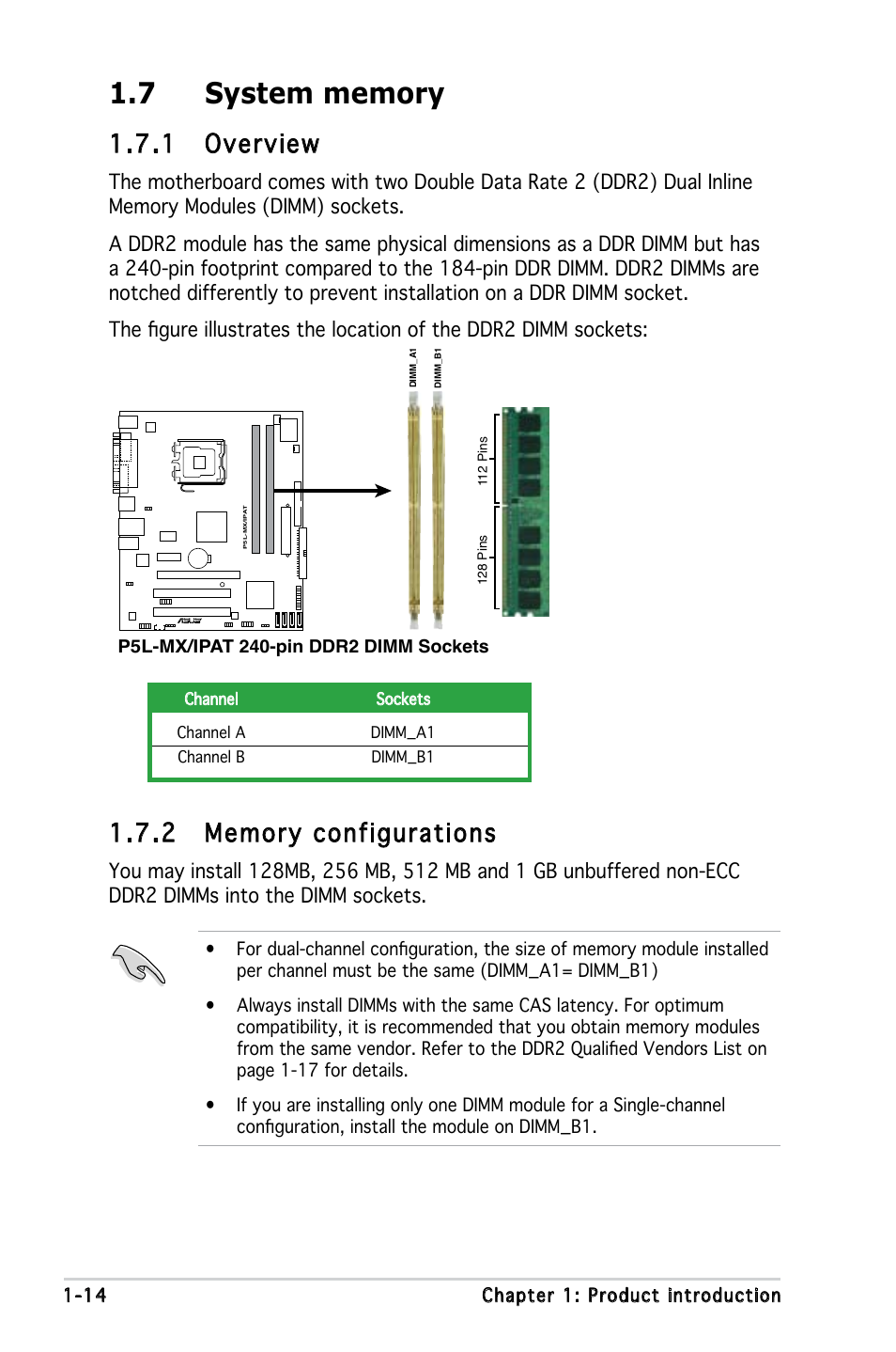 1 overview | Asus P5L-MX/IPAT User Manual | Page 26 / 78