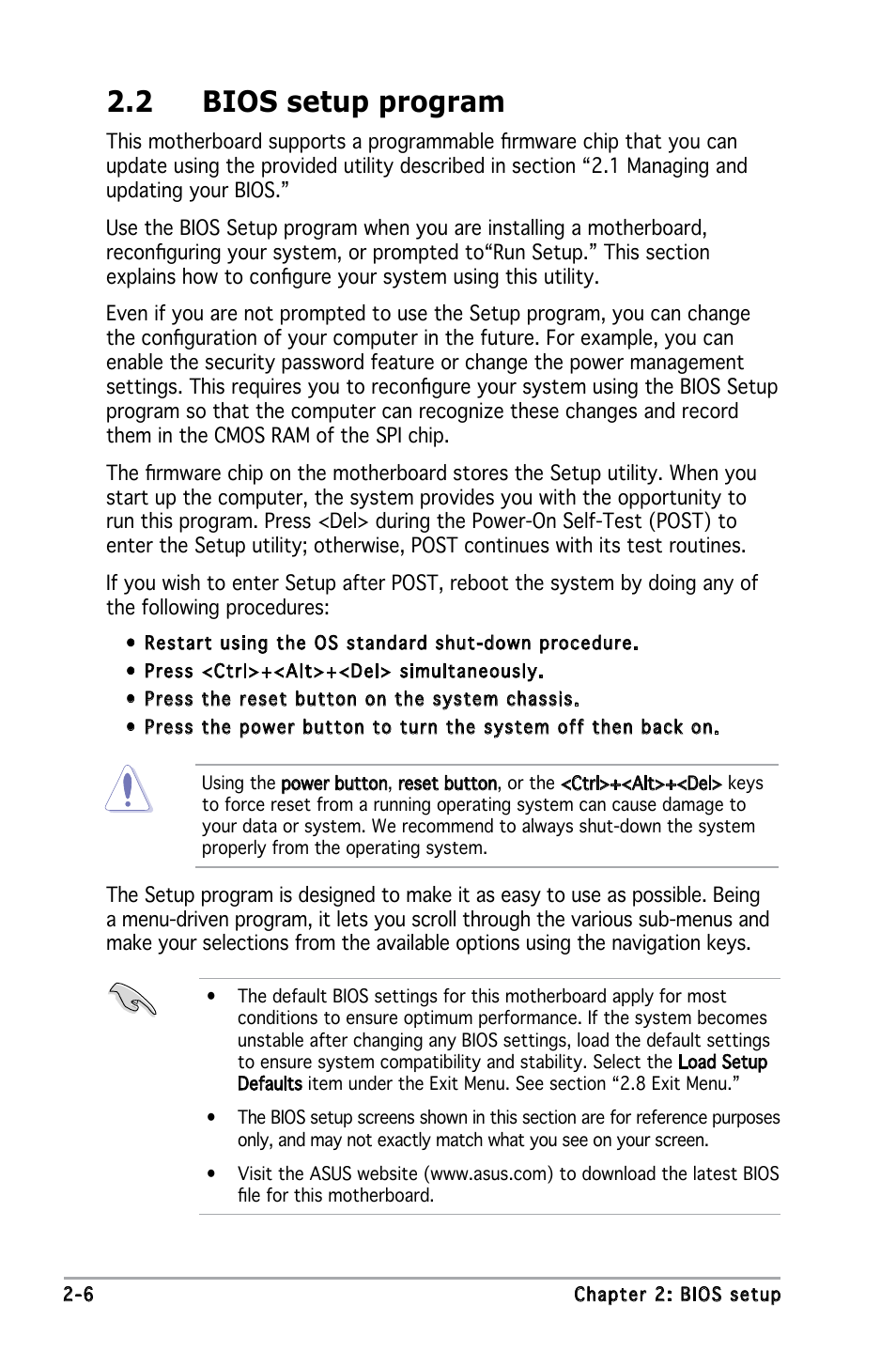 2 bios setup program | Asus P5L-MX/IPAT User Manual | Page 50 / 78