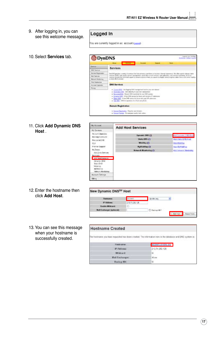 Asus RT-N11 User Manual | Page 19 / 44