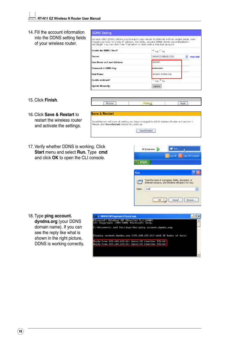 Asus RT-N11 User Manual | Page 20 / 44