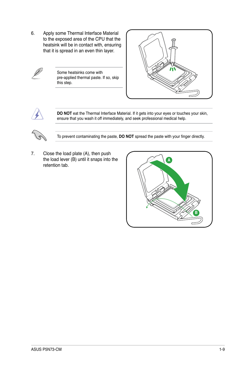 Asus P5N73-CM User Manual | Page 19 / 64