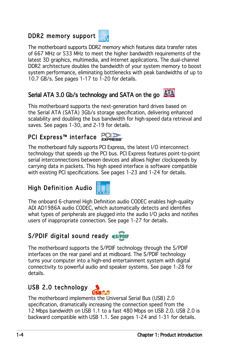 Asus P5NSLI User Manual | Page 18 / 124