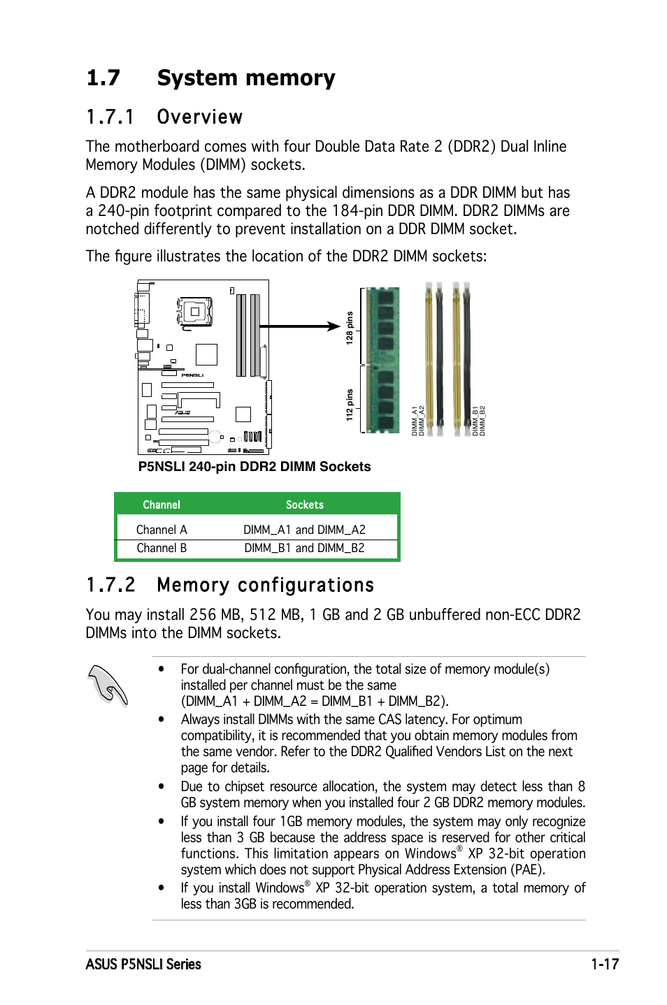 1 overview | Asus P5NSLI User Manual | Page 31 / 124