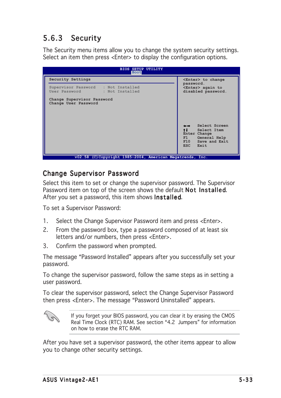 3 security security security security security | Asus V2-AE1 User Manual | Page 107 / 110