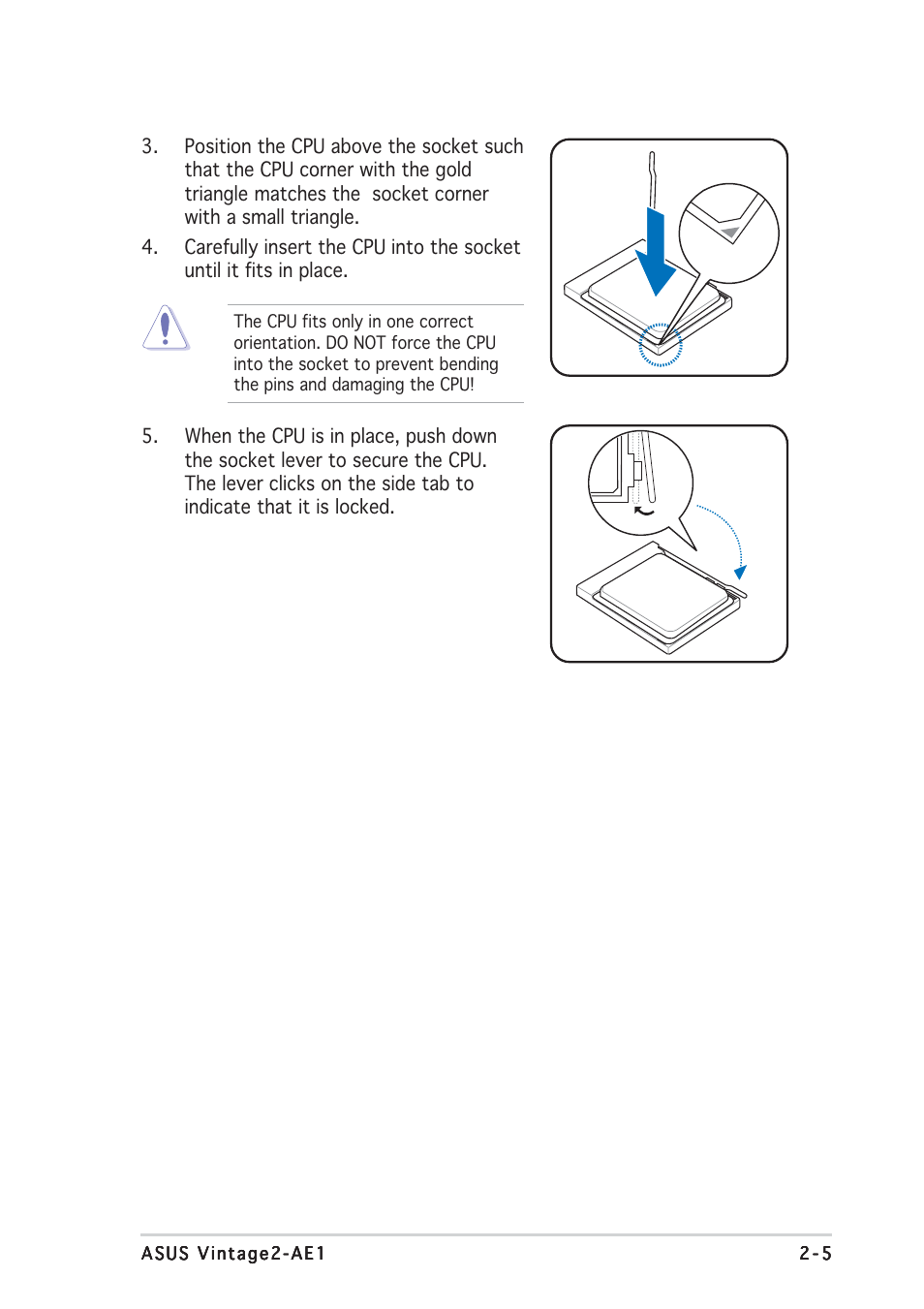 Asus V2-AE1 User Manual | Page 21 / 110