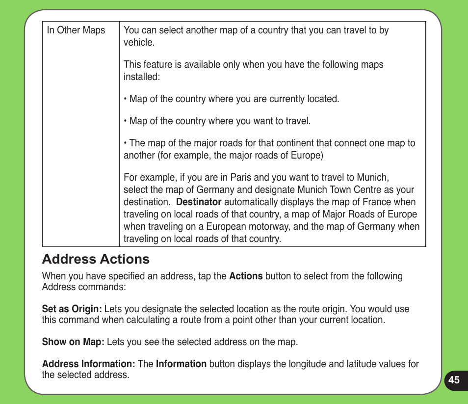 Address actions | Asus R600 User Manual | Page 45 / 109