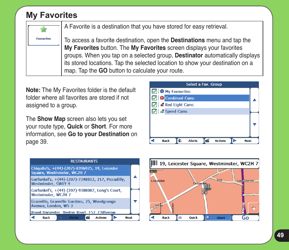 My favorites | Asus R600 User Manual | Page 49 / 109