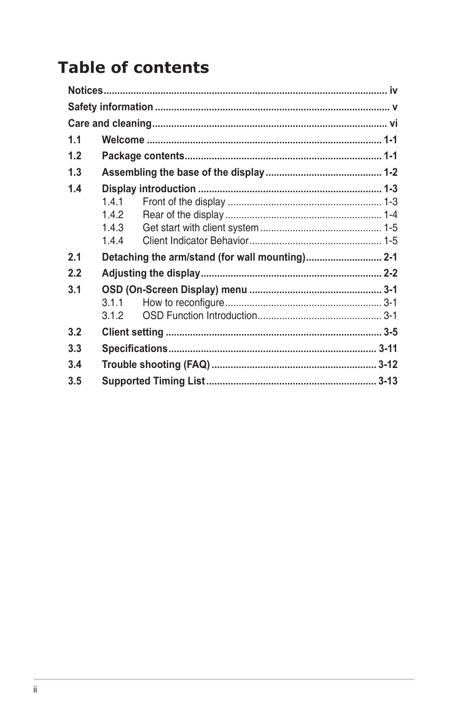 Asus CP240 User Manual | Page 2 / 27