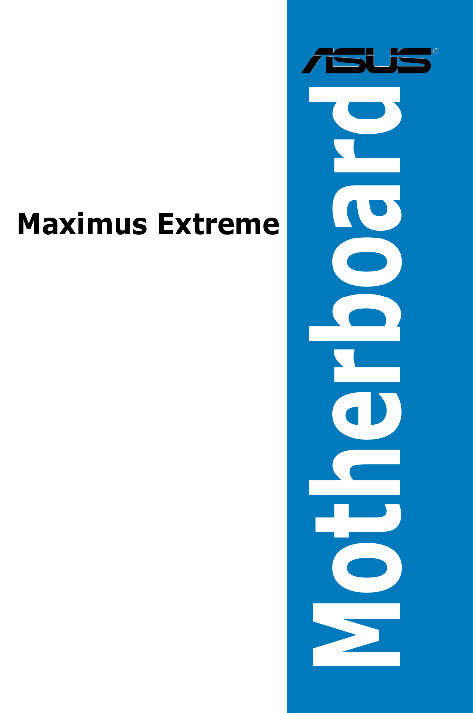 Asus Maximus Extreme User Manual | 196 pages