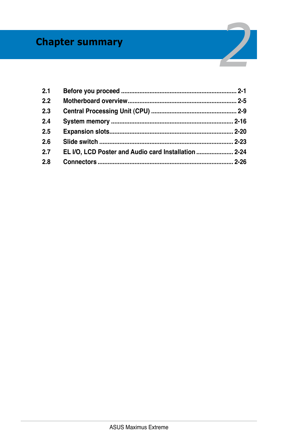 Asus Maximus Extreme User Manual | Page 28 / 196